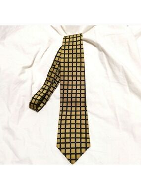 Cricket Checkered black necktie